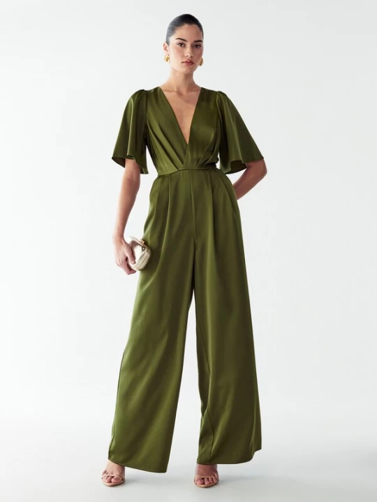 Foto van product Willa Jumpsuit 'Omaha' olijfgroen