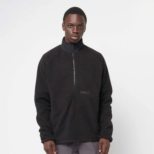 Foto van product Windproof Teddyfleece Pullover Halo zwart
