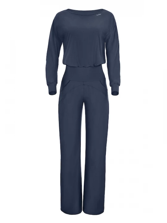 Foto van product Winshape Jumpsuit ' JS101LSC ' antraciet / wit