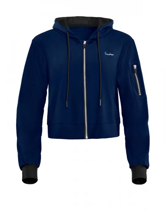 Foto van product Winshape Sportief sweatvest 'J009C' donkerblauw