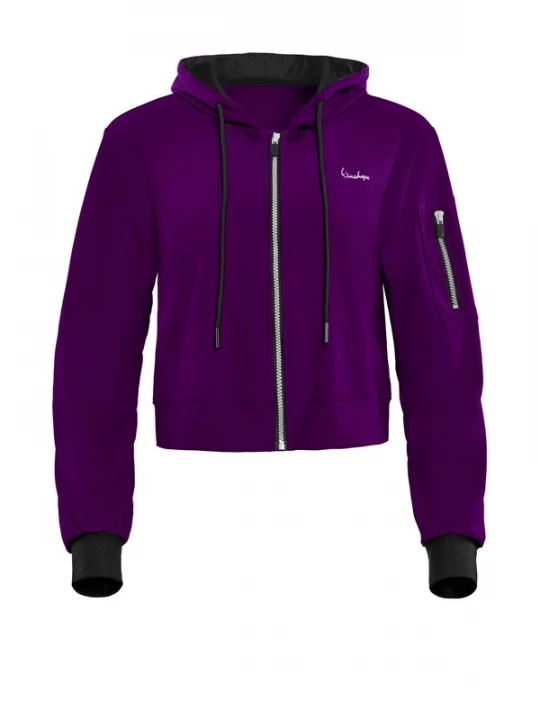 Foto van product Winshape Sportief sweatvest 'J009C' pruim
