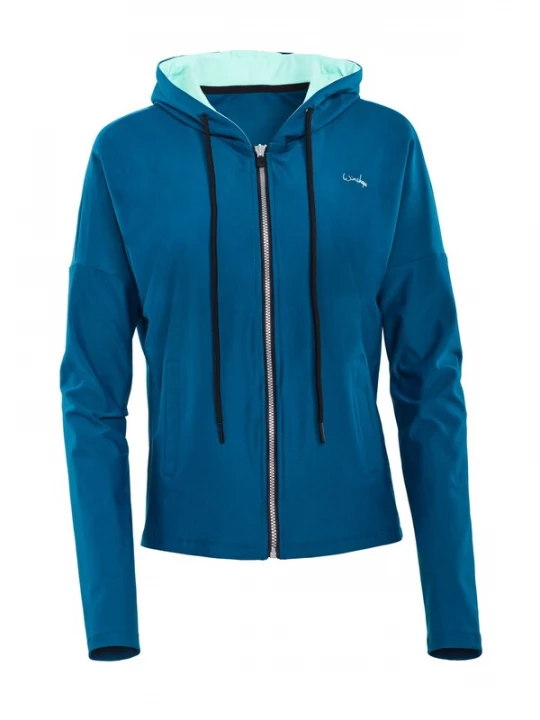 Foto van product Winshape Sportjas 'J008C' groen / donkergroen