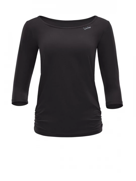 Foto van product Winshape Sporttop 'Aet139Ls' zwart / wit