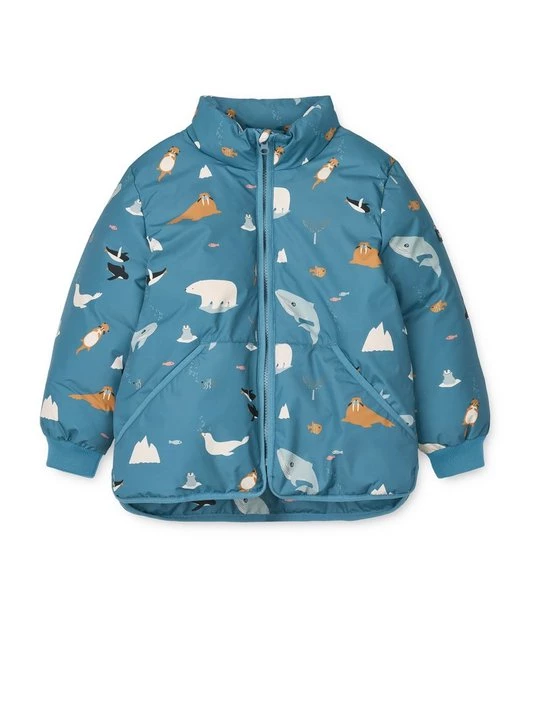 Foto van product Winterjas Liewood blauw