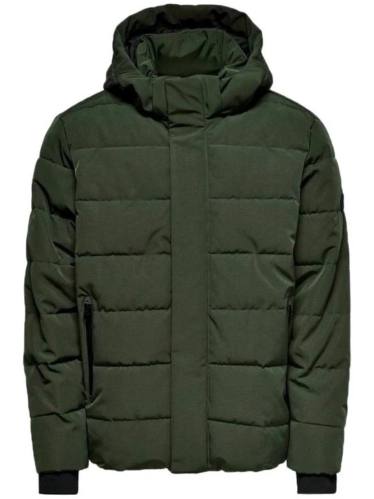 Foto van product Winterjas Only & Sons donkergroen