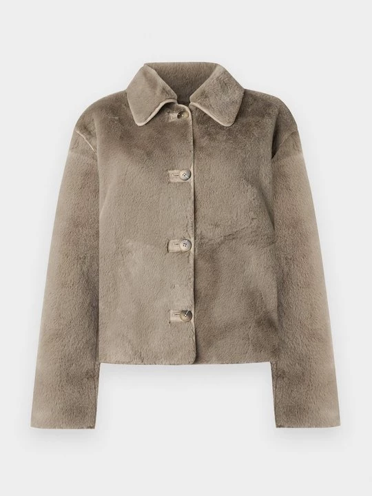 Foto van product Winterjas Selected zandkleur