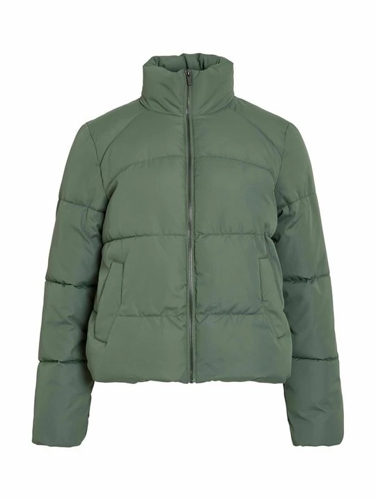 Foto van product Winterjas Vila groen gemêleerd
