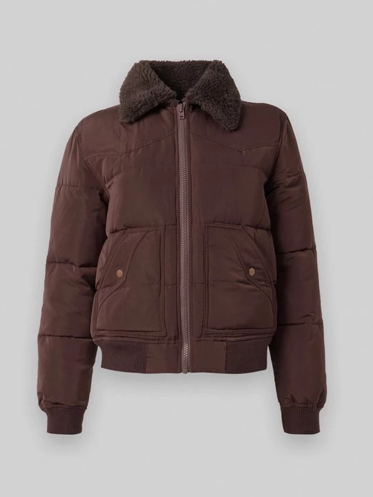 Foto van product Winterjas Wrangler cognac