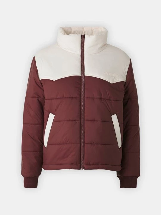 Foto van product Winterjas Wrangler donkerrood