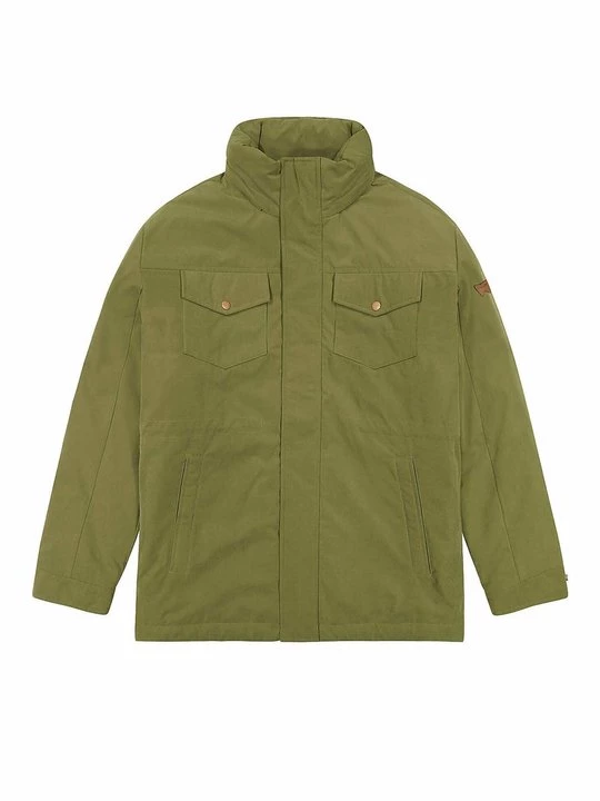 Foto van product Winterjas Wrangler groen gemêleerd