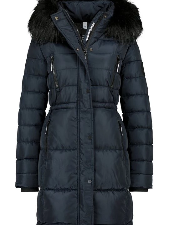 Foto van product Wintermantel ALIFE & Kickin donkerblauw