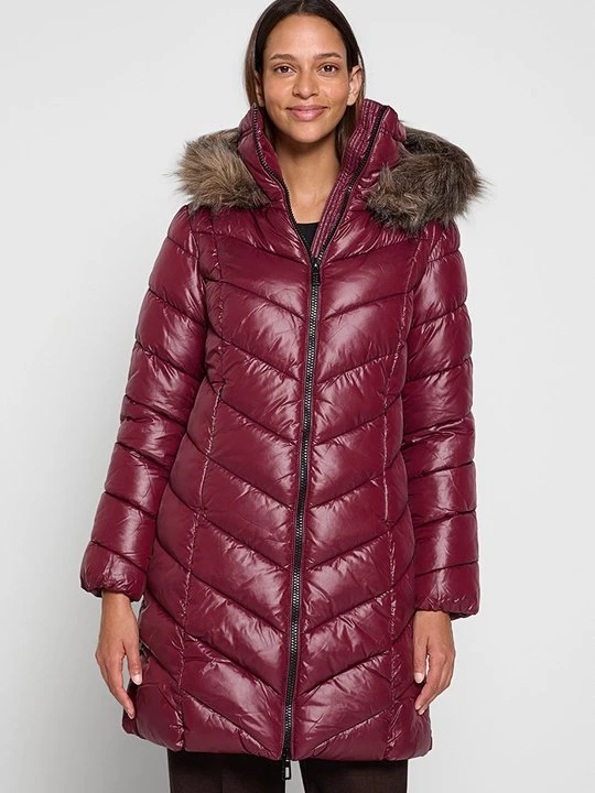 Foto van product Wintermantel Only bordeauxrood