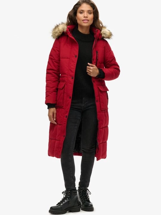 Foto van product Wintermantel Superdry rood