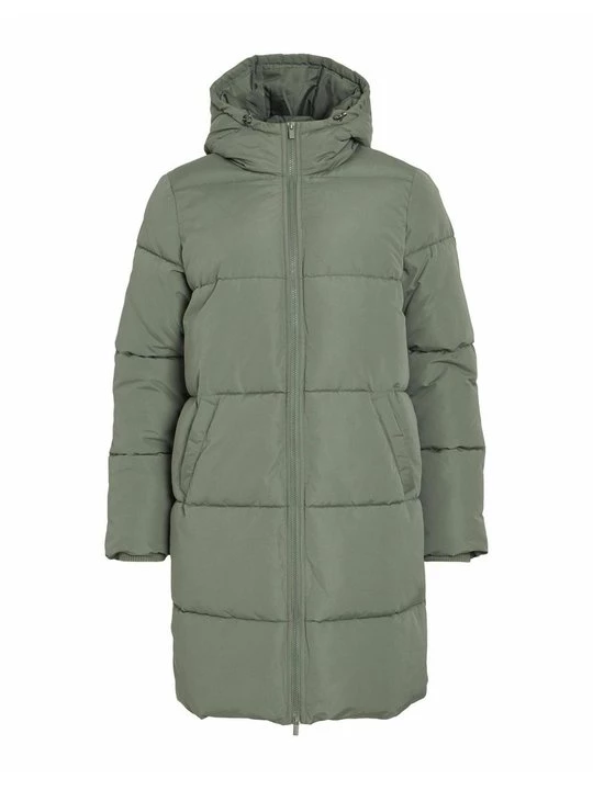 Foto van product Wintermantel Vila groen gemêleerd