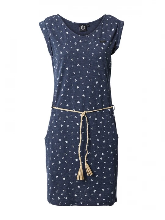 Foto van product WLD Jurk 'ALL THAT SHE WANTS' navy / wit