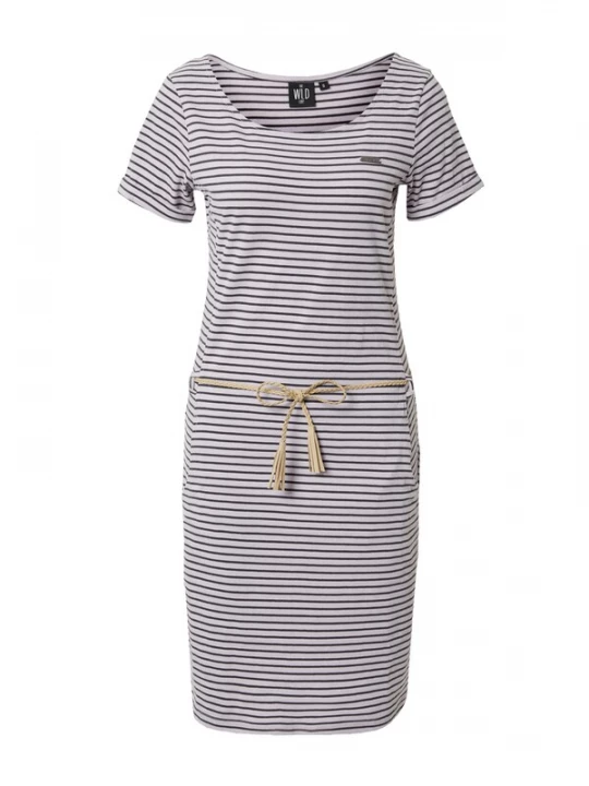 Foto van product WLD Jurk 'GLIMMER OF HOPE' blauw / wit