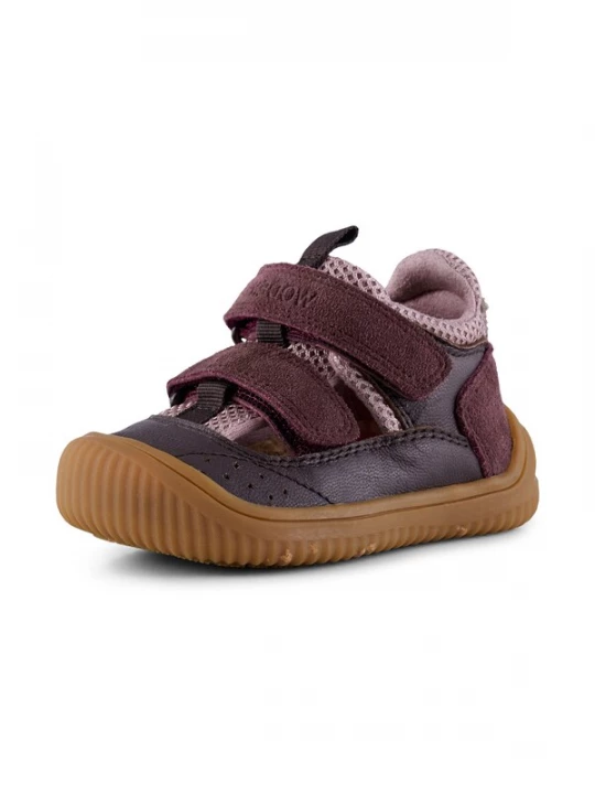 Foto van product WODEN Kids Open schoenen 'Tristan' geel / bourgogne