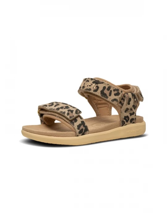 Foto van product WODEN Sandalen bruin gemêleerd / zwart