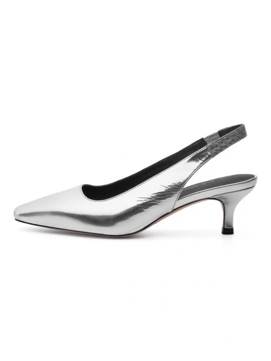 Foto van product WODEN Slingpumps 'Maxine' zilver