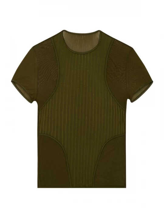 Foto van product WOH Shirt ' Personal Allure ' kaki / olijfgroen