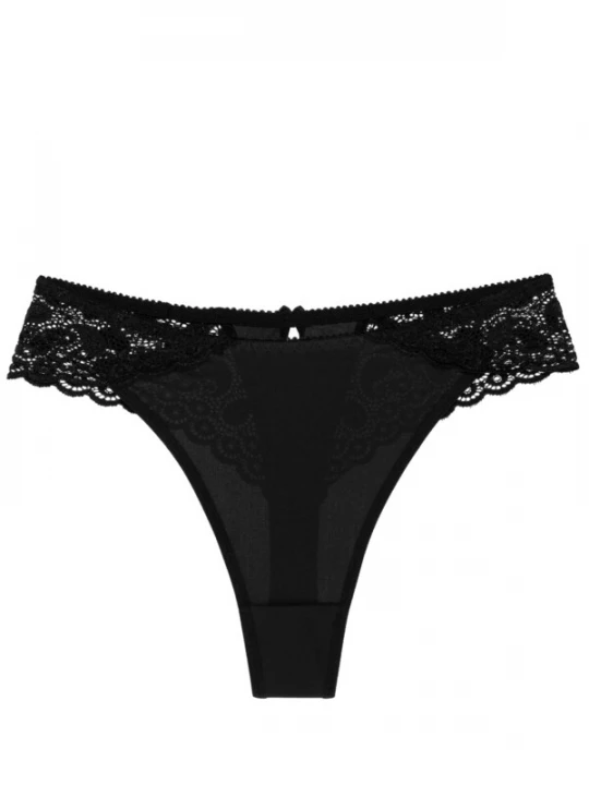 Foto van product Wolbar Slip 'Tanga' zwart