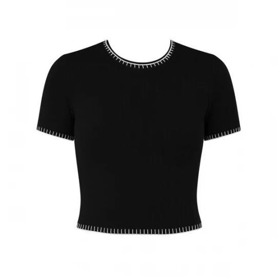 Foto van product WOMAN VISION Shirt zwart / wit