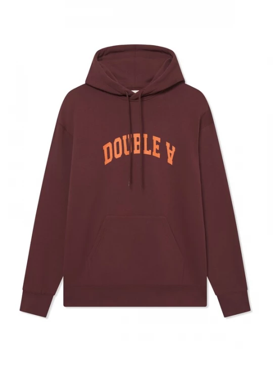 Foto van product WOOD WOOD Sweatshirt 'WWJames' donkerbruin / oranje