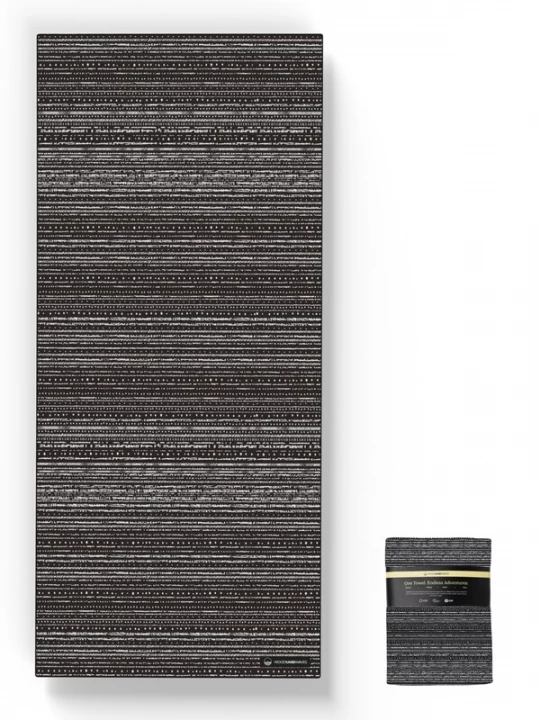 Foto van product woodsandwaves Handdoek 'Dark Mind' antraciet