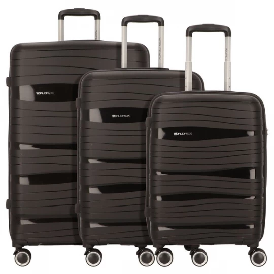 Foto van product Worldpack Kofferset zwart