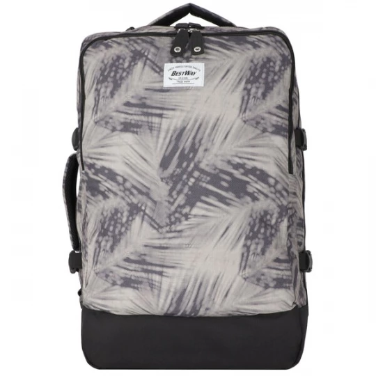 Foto van product Worldpack Rugzak 'Bestway Cabin Pro' grijs / stone grey / zwart
