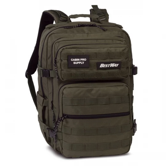 Foto van product Worldpack Rugzak olijfgroen / zwart / wit