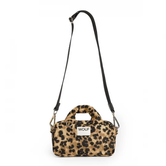 Foto van product Wouf Handtas 'Studio' beige / bruin / chocoladebruin / wit