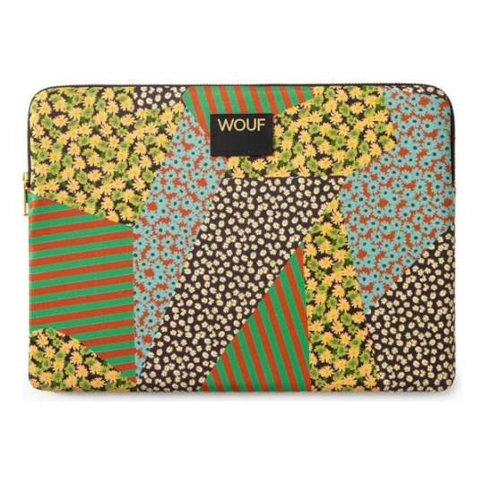 Foto van product Wouf Laptoptas 'Daily' geel / groen / rood