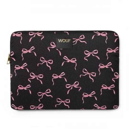 Foto van product Wouf Laptoptas 'Daily' rosa / zwart