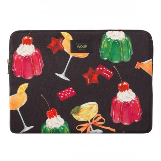 Foto van product Wouf Laptoptas groen / rood / zwart / wit