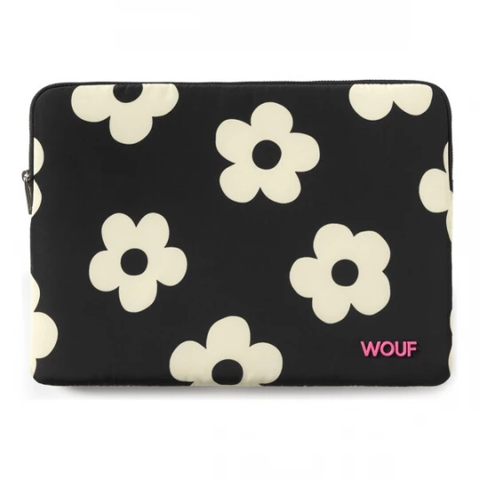 Foto van product Wouf Laptoptas 'Studio' crème / oudroze / zwart