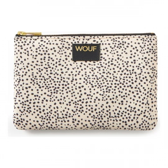 Foto van product Wouf Make up tas 'Daily' beige / zwart