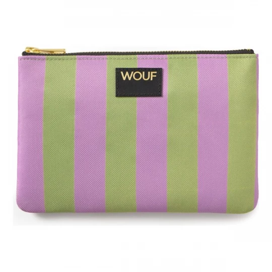 Foto van product Wouf Make up tas 'Daily' riet / orchidee