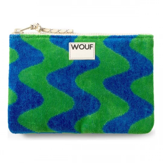 Foto van product Wouf Make up tas 'Terry' blauw / groen