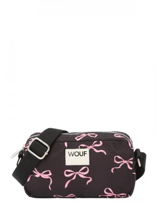Foto van product Wouf Schoudertas 'Juliette' rosa / zwart