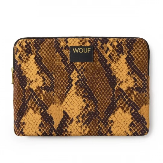 Foto van product Wouf Tablethoes 'Daily' bruin / chocoladebruin / oker / zwart