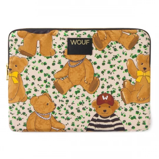 Foto van product Wouf Tablethoes 'Daily' bruin / karamel / poederroze / zwart