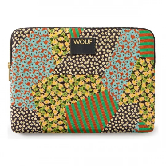 Foto van product Wouf Tablethoes 'Daily' geel / groen / rood