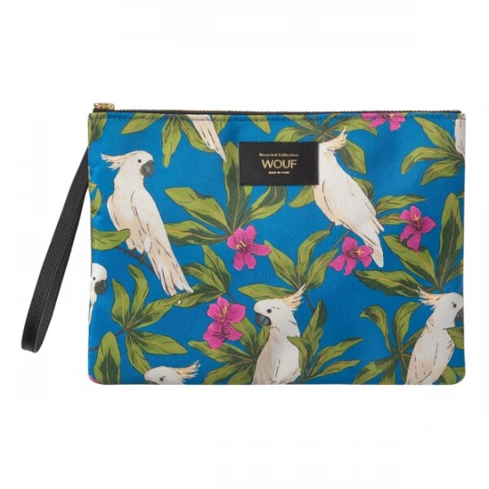 Foto van product Wouf Toilettas blauw / groen / pink / natuurwit