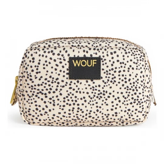 Foto van product Wouf Toilettas 'Daily' beige / zwart