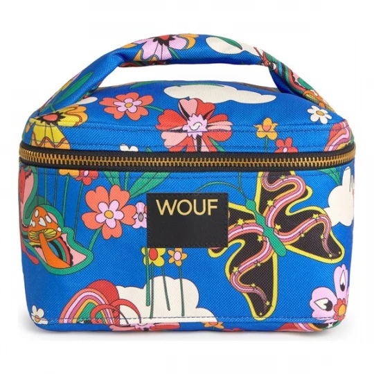 Foto van product Wouf Toilettas 'Daily' blauw / jade groen / zwart / offwhite