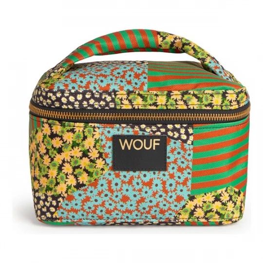 Foto van product Wouf Toilettas 'Daily ' geel / groen / bloedrood