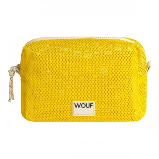 Foto van product Wouf Toilettas ecru / geel