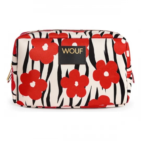 Foto van product Wouf Toilettas gemengde kleuren / rood
