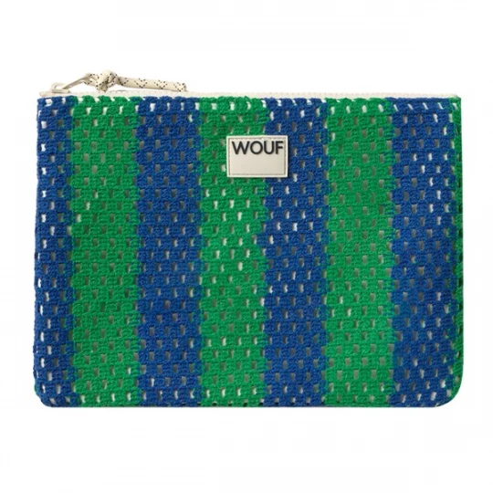 Foto van product Wouf Toilettas kobaltblauw / groen